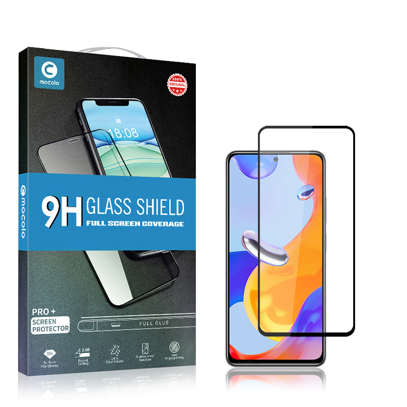 Mocolo 2.5D Full Glue Glass grūdintas apsauginis ekrano stiklas, skirtas Xiaomi Redmi Note 11 Pro / Note 11 Pro+