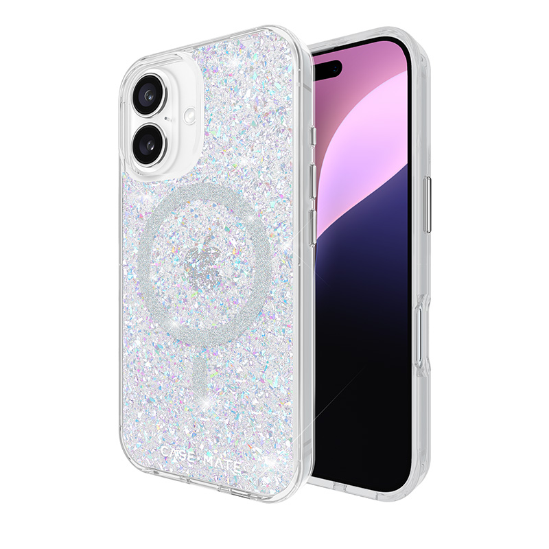 Case-Mate Twinkle MagSafe dėklas, skirtas iPhone 16, „Disco“ rašto