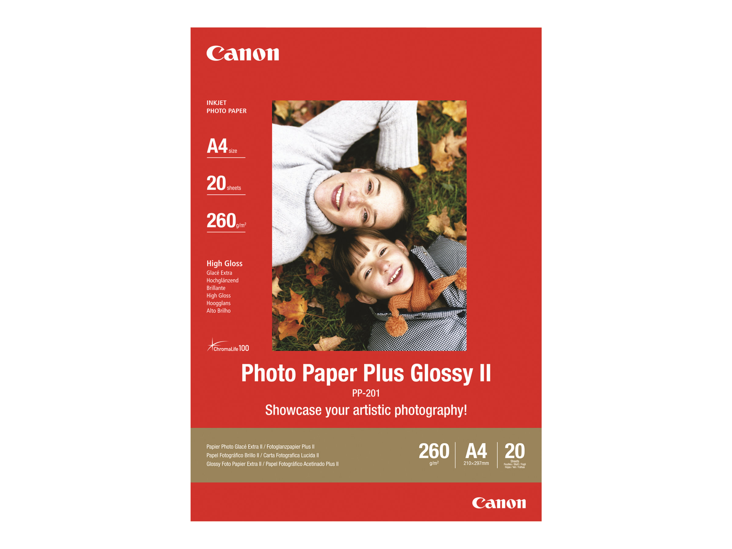 Canon glossy photo paper, 10x15 cm, 5 sheets