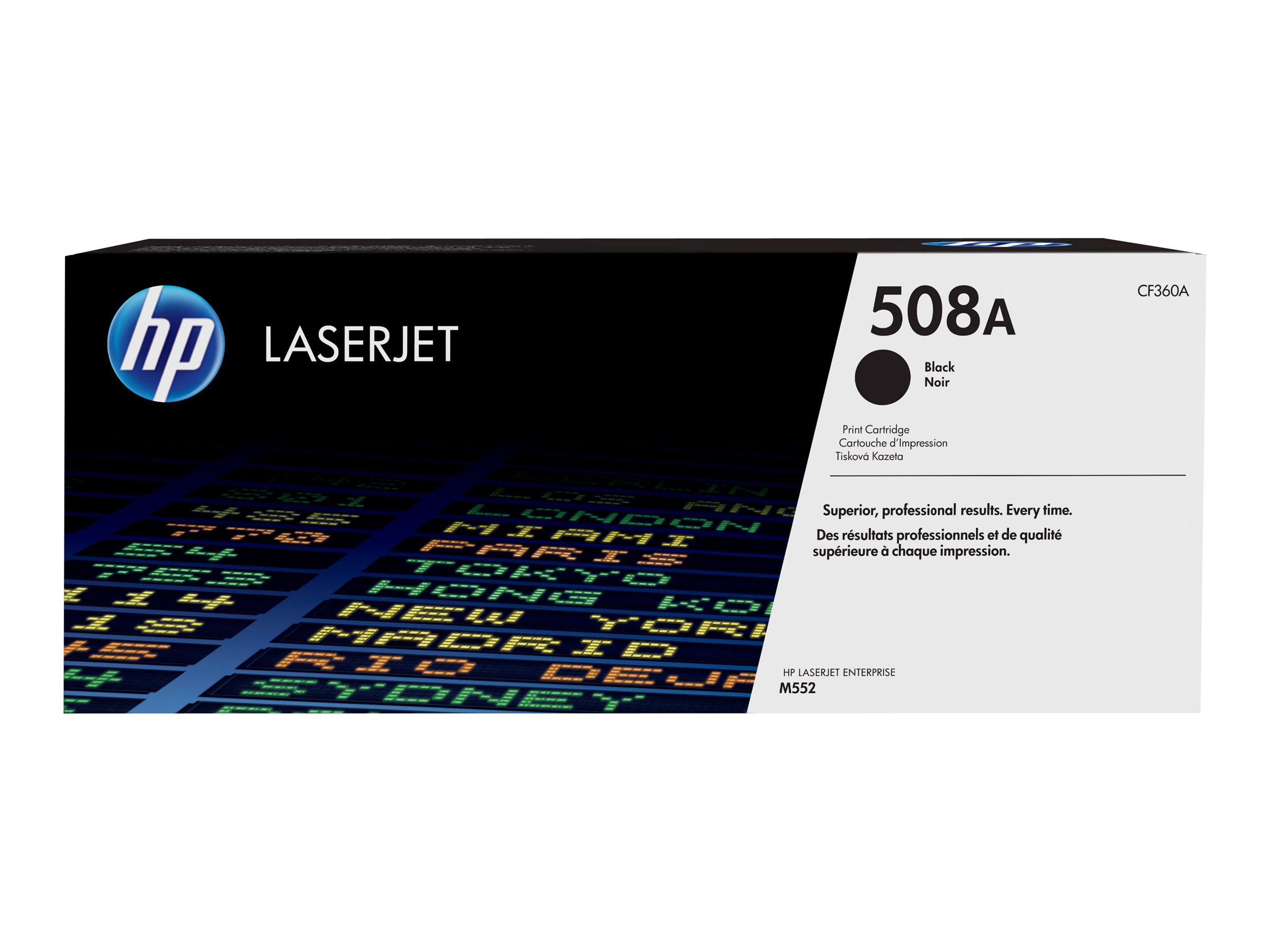 Originali HP 508A LaserJet tonerio kasetė (CF360A), juoda