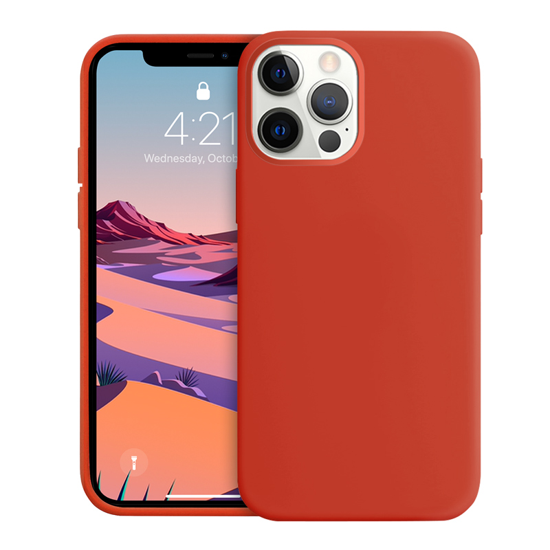 Crong Color Cover dėklas, skirtas iPhone 12 Pro Max, raudonas