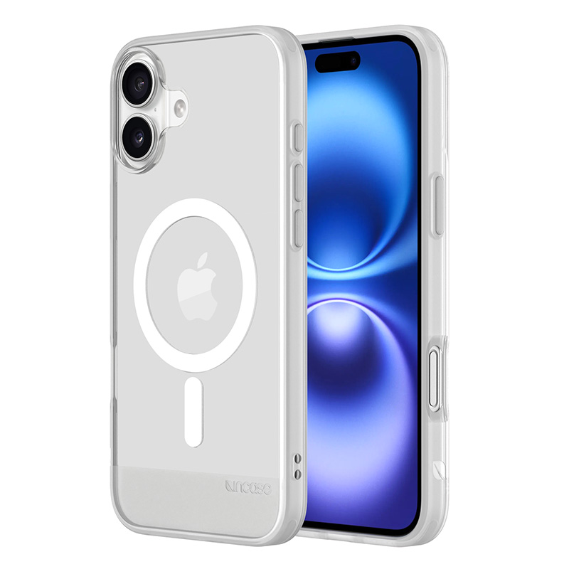 Incase Slim Case dėklas su MagSafe, skirtas iPhone 16 Plus, skaidrus