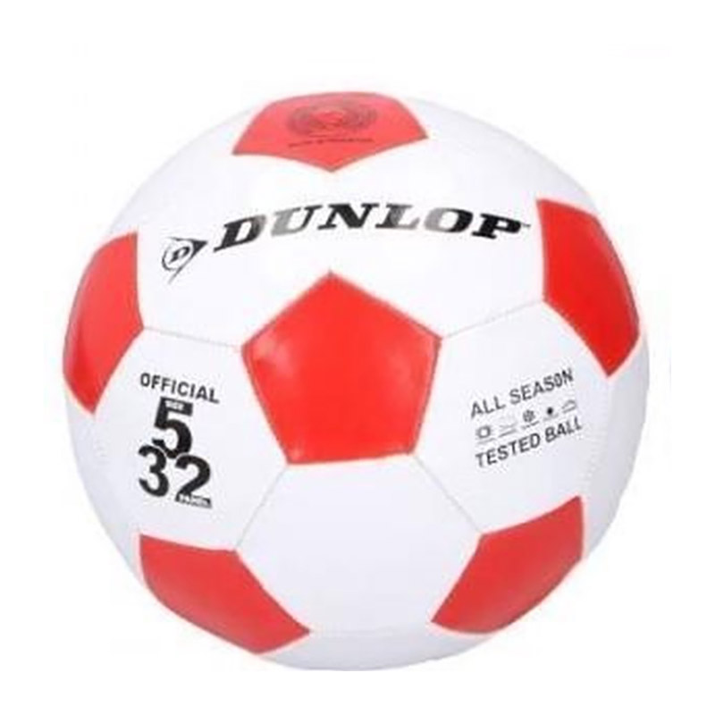 Dunlop futbolo kamuolys, 5 dydis, raudonas