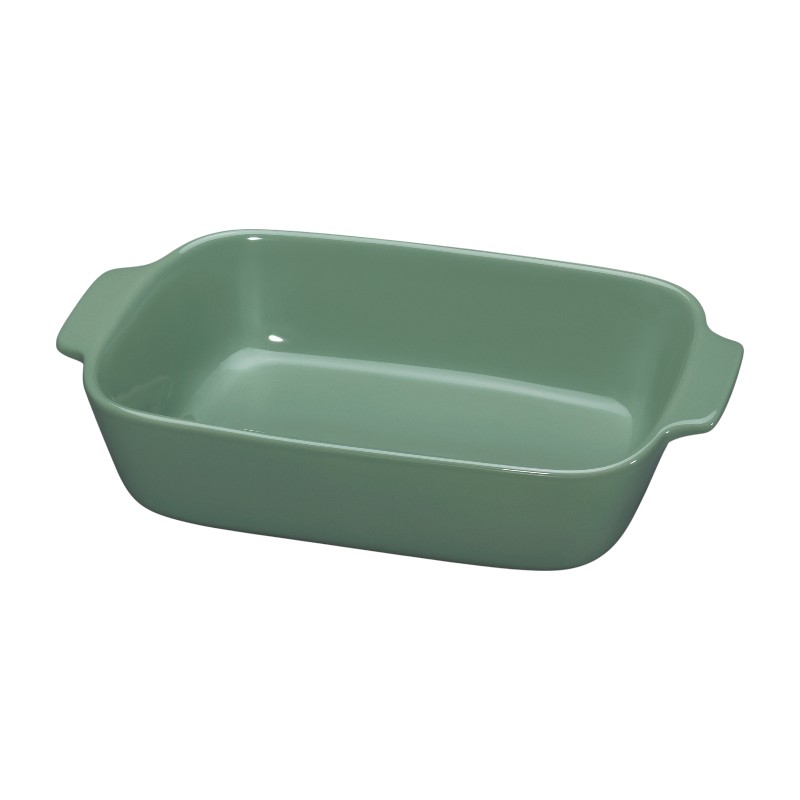 Keraminis kepimo indas Küchenprofi Porto, 30 × 19 × 6,5 cm, žalias