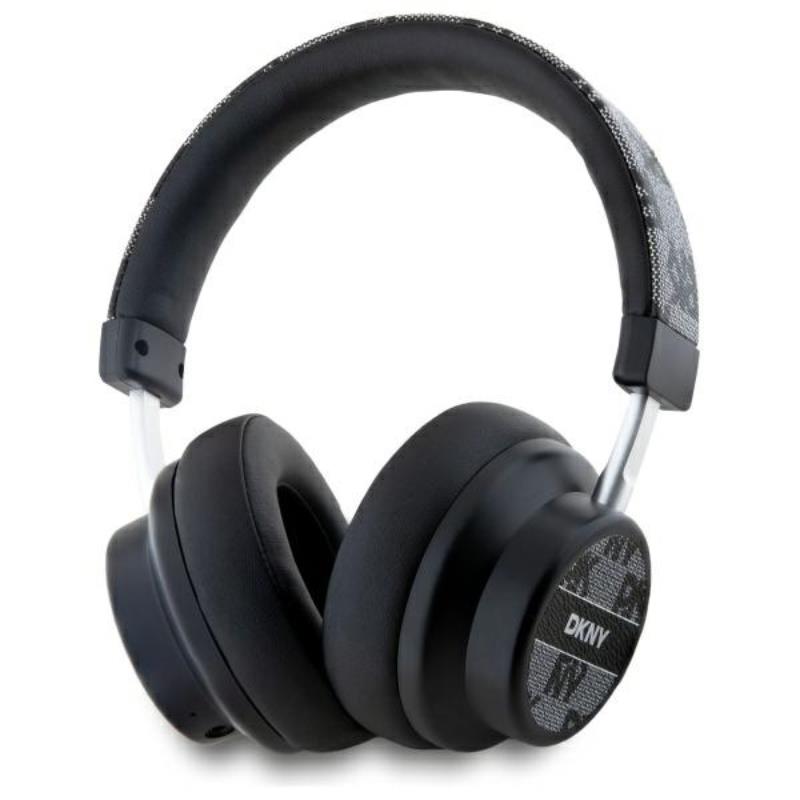 Беспроводные накладные наушники DKNY Checkered Pattern с Bluetooth 5.3, чёрные