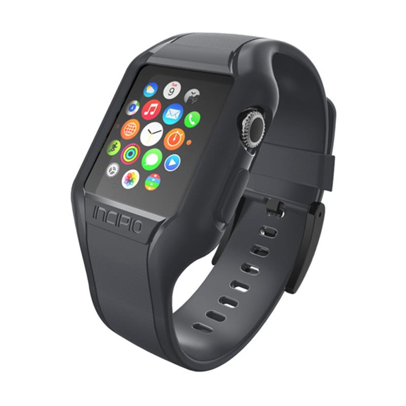Incipio NGP lanksti apyrankė, skirta 38 / 40 / 41 mm Apple Watch, dūminė