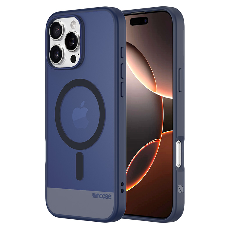 Incase Slim Case dėklas su MagSafe, skirtas iPhone 16 Pro Max, „Deep Space Blue“ spalvos