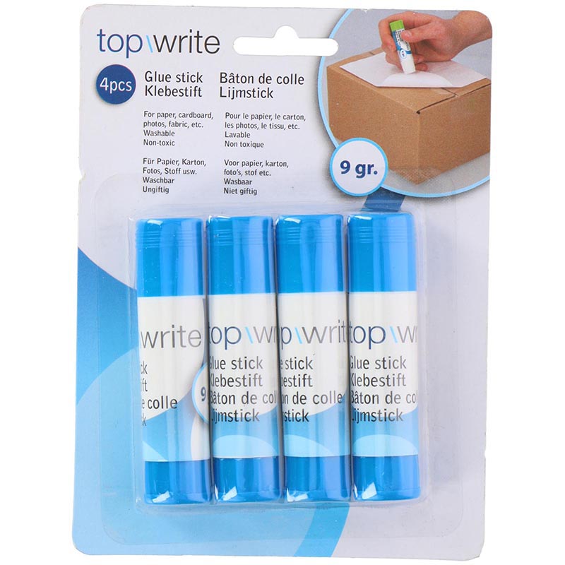 Topwrite klijų pieštukai, 4 vnt.