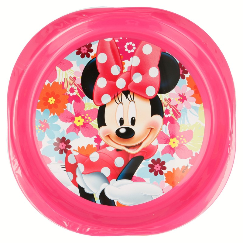 Minnie Mouse iškylų lėkštės, 3 vnt. rinkinys