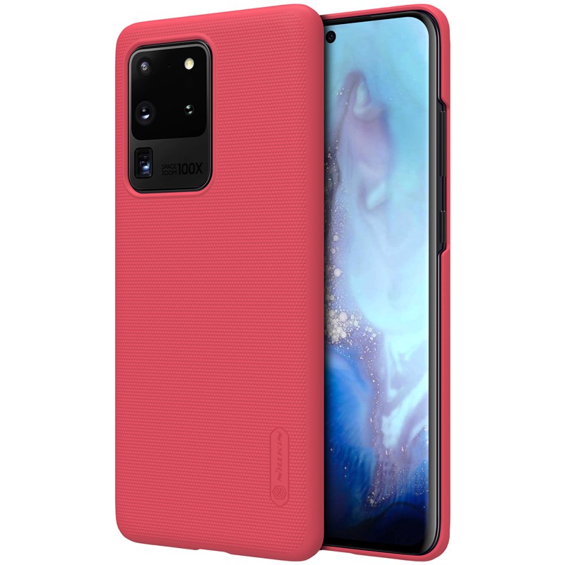 Nillkin Super Frosted Shield case for Samsung Galaxy S20 Ultra, bright red
