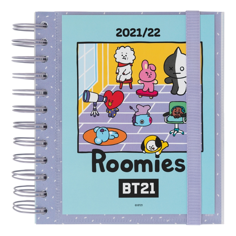BT21 2021/2022 mokslo metų kalendorius, mėlynas