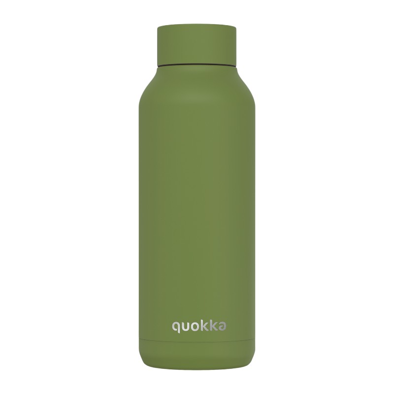 Quokka Solid nerūdijančiojo plieno termo gertuvė, 510 ml, Olive Green