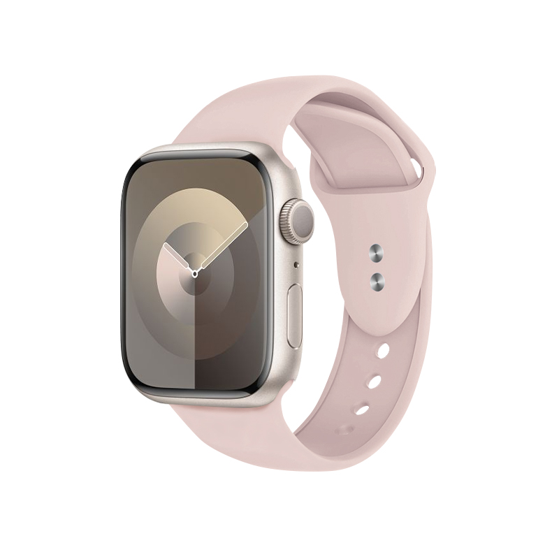 Crong Liquid dirželis, skirtas Apple Watch 38 / 40 / 41 / 42 mm, smėlio rausvas