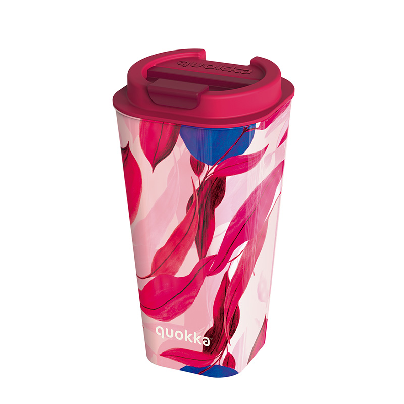 Quokka Vaso Cafe Double Walled puodelis, 450 ml, Satsuma