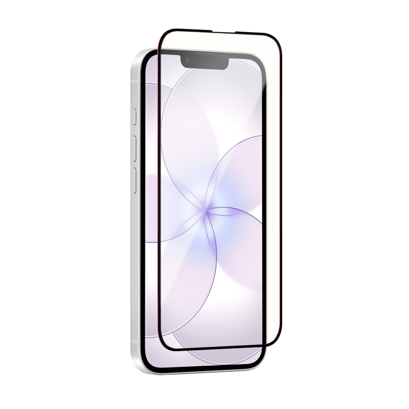 Crong OptiRed Glass grūdintas apsauginis ekrano stiklas su mėlynos šviesos filtru, skirtas iPhone 17e