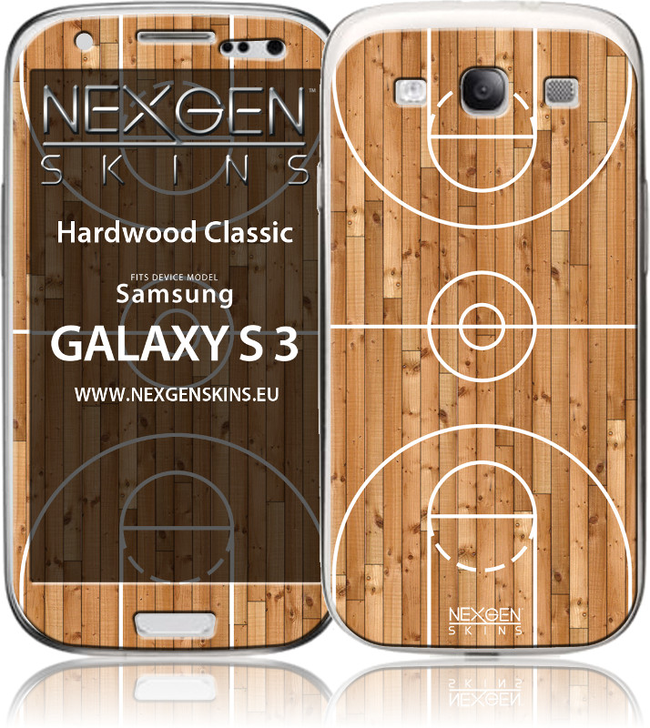 Nexgen dekoratyvinis 3D efekto lipdukas, skirtas Samsung Galaxy S3, „Hardwood Classic 3D“