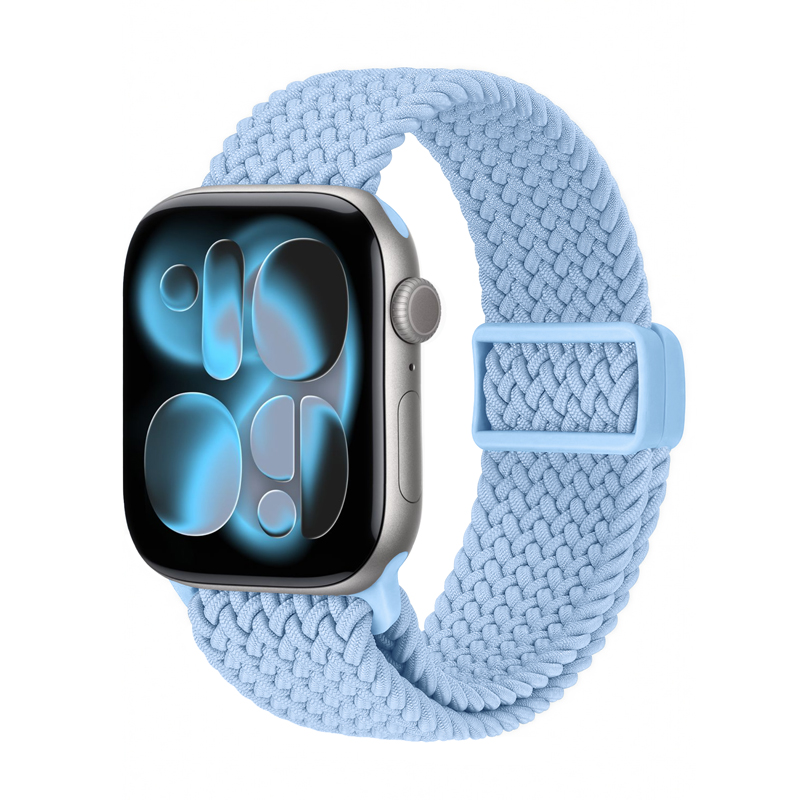 Crong Wave Band pintas Apple Watch dirželis, 38/40/41/42 mm, dangaus mėlynas