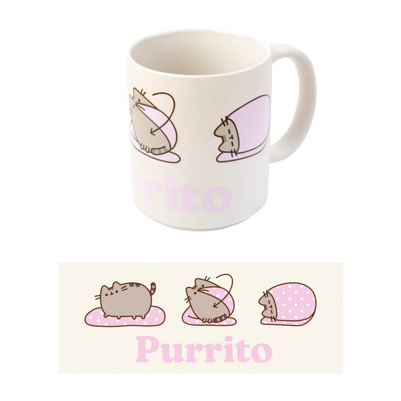 Pusheen Purrito keraminis puodelis, 350 ml