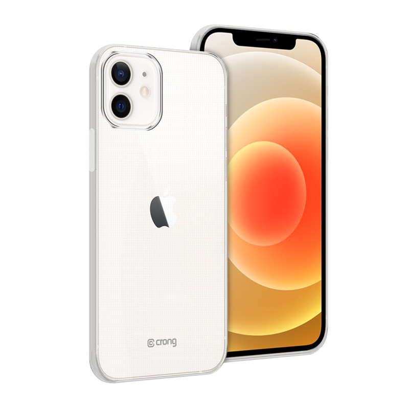 Crong Crystal Slim dėklas, skirtas iPhone 12 / iPhone 12 Pro, skaidrus