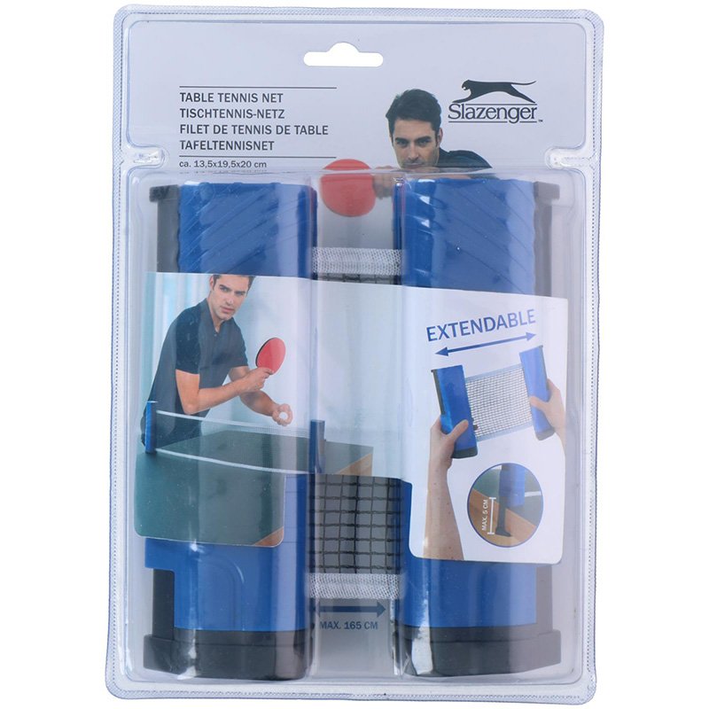 Slazenger reguliuojamas stalo teniso tinklelis, mėlynas / juodas
