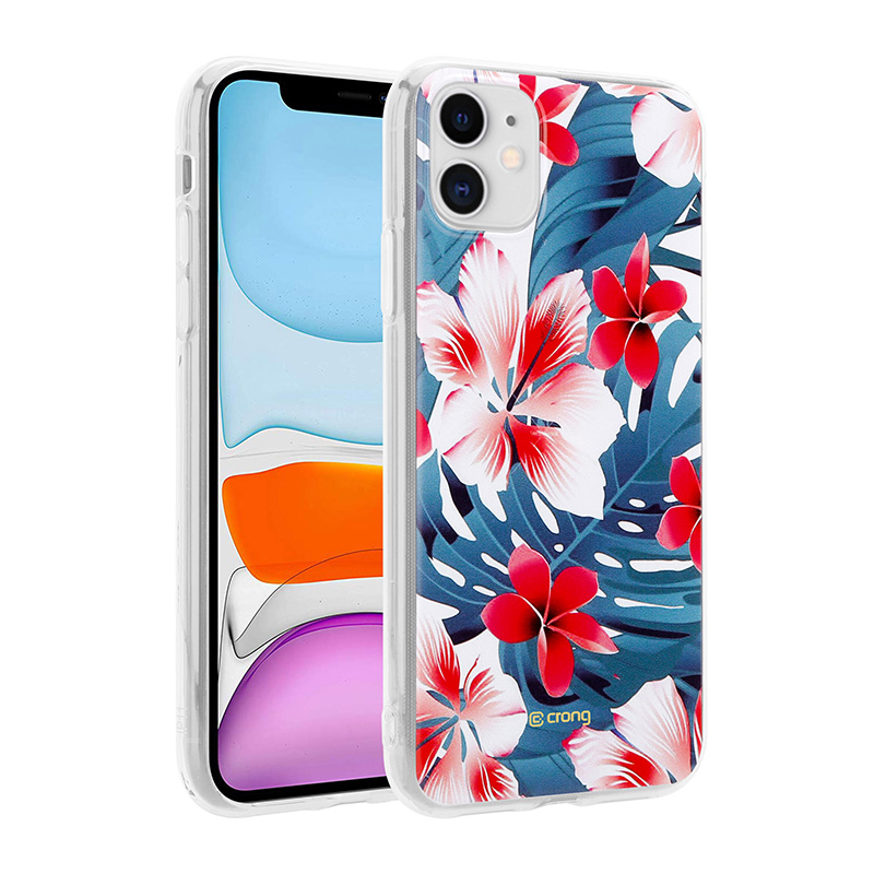 Crong Flower Pattern 03 dėklas, skirtas iPhone 11