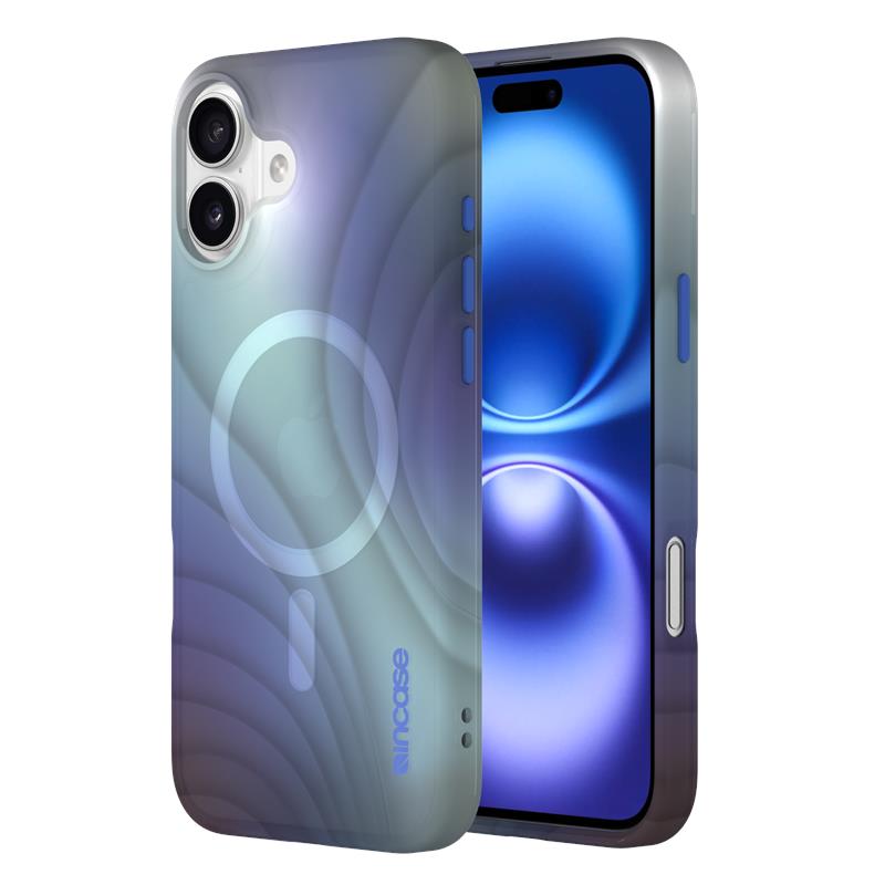 Incase Halo Case dėklas su MagSafe, skirtas iPhone 16 Plus, „Tidal Ocean“ spalvos