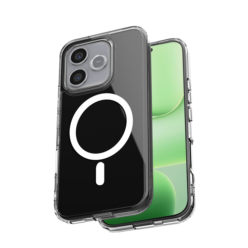 Crong Hybrid Clear Magnetic MagSafe dėklas, skirtas Honor 600 Lite 5G, skaidrus