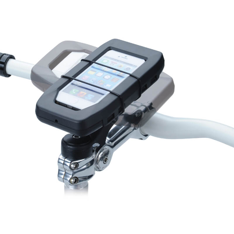 iGrip Universal Biker Stem Splashbox prie dviračio vairo iškyšos tvirtinamas išmaniojo telefono dėklas su laikikliu