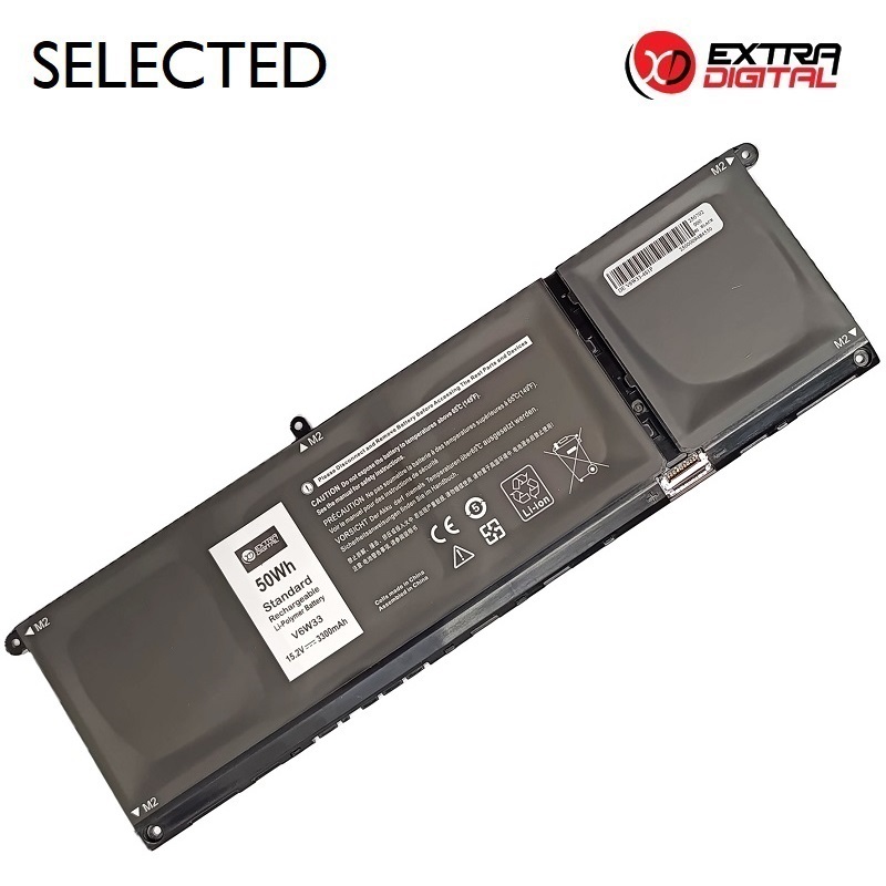 Nešiojamo kompiuterio baterija DELL V6W33, 3300mAh, Extra Digital Selected