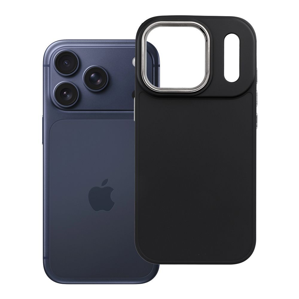 FRAME dėklas telefonui IPHONE 17 Pro juodas