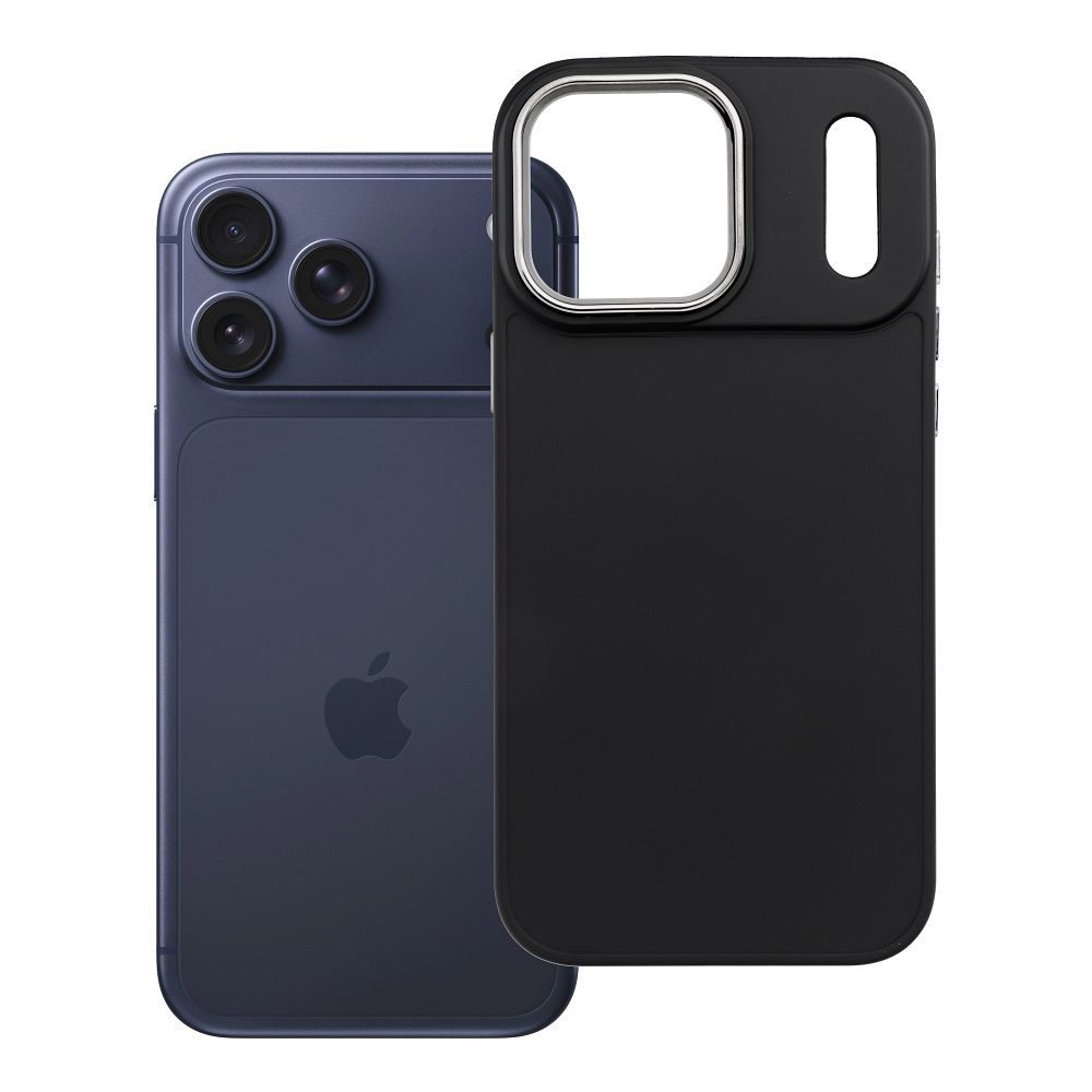 FRAME dėklas telefonui IPHONE 17 Pro Max juodas