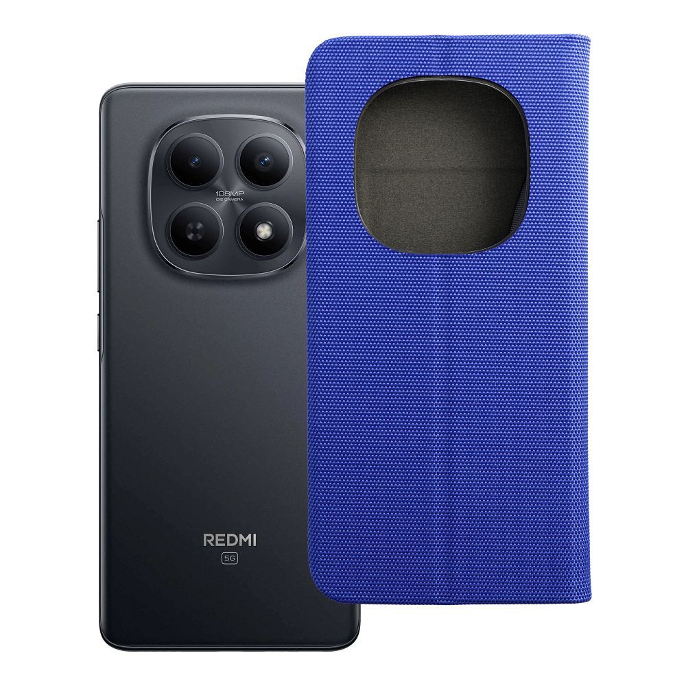 SENSITIVE knygutės dėklas XIAOMI Redmi Note 15 PRO PLUS 5G mėlynas
