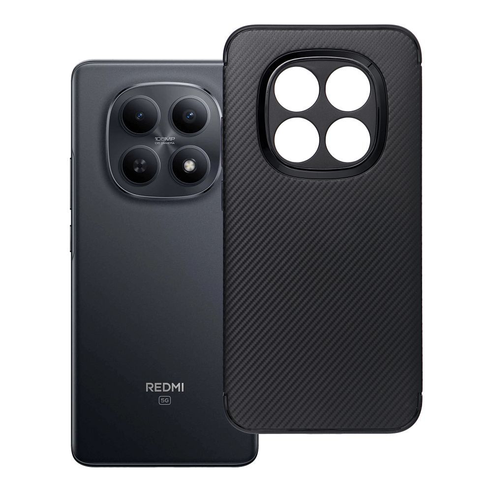 Dėklas skirtas Xiaomi Redmi Note 15 PRO 5G Carbon Premium juodas