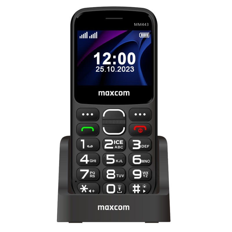 Maxcom MM 443 4G Mobile Phone, Black