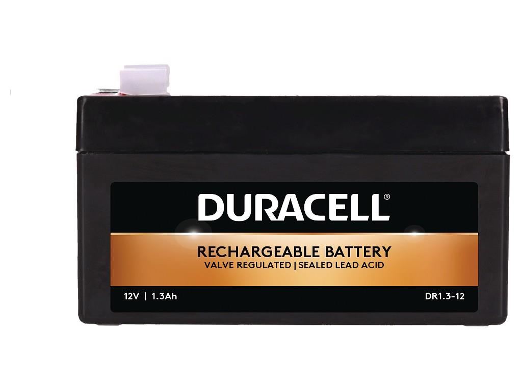 Duracell VRLA battery (DR1.3-12) – 12 V, 1.3 Ah