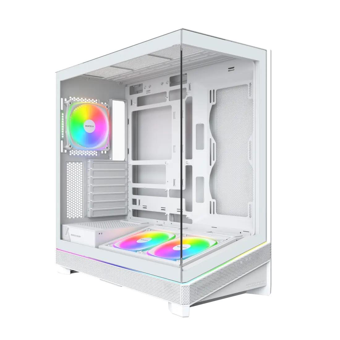 Montech Sky 3 SKY3(W) baltas kompiuterio korpusas, ATX / MicroATX / Mini-ITX / BTF