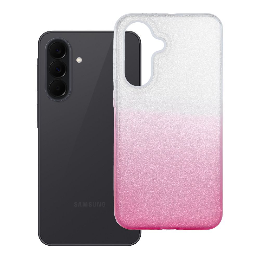 SHINING Dėklas for SAMSUNG A37 5G skaidrus rožinis