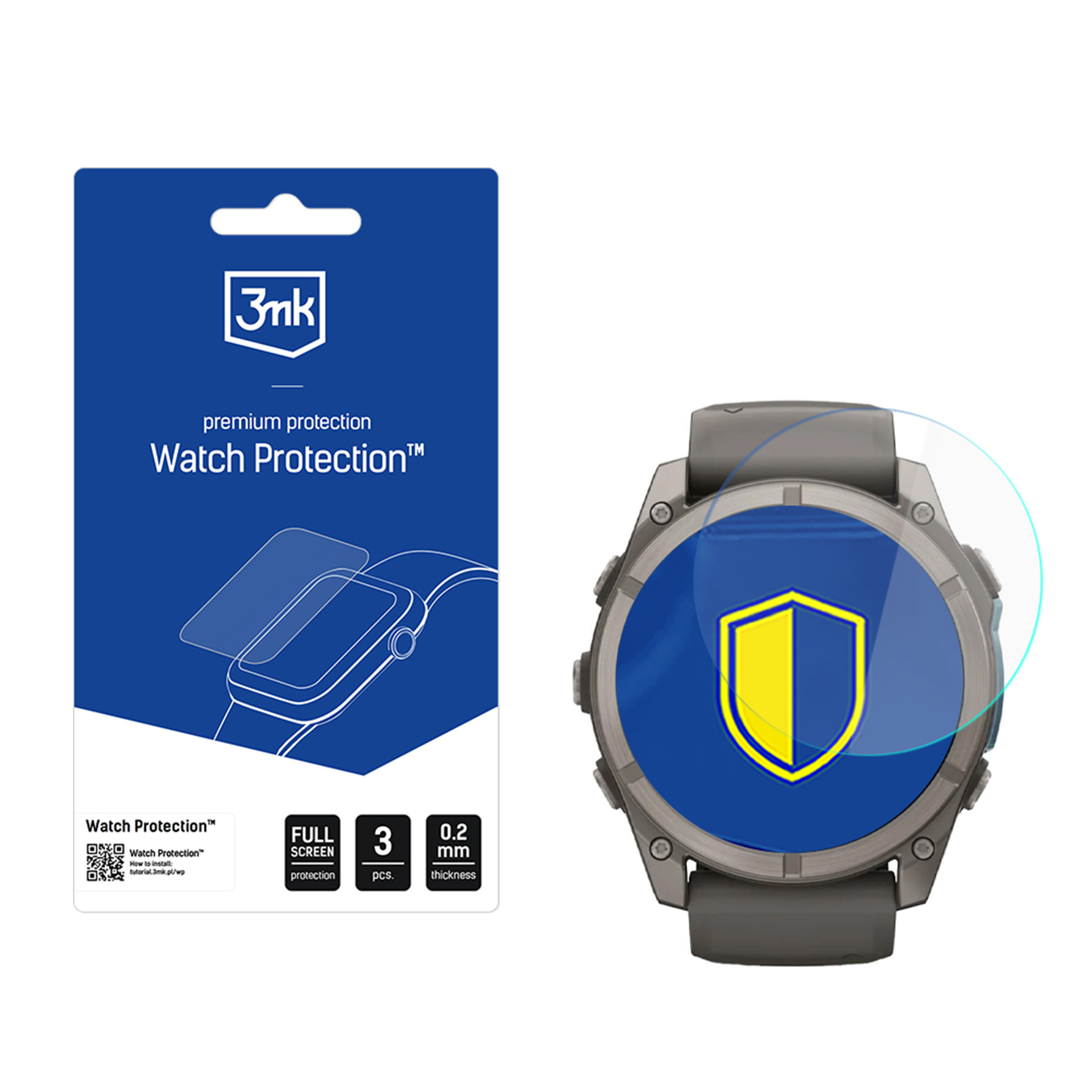 Garmin Fenix 9 51mm - 3mk Watch Protection FlexibleGlass
