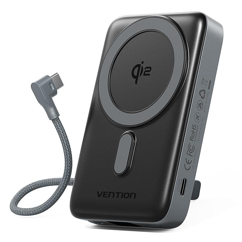 Vention FKHH0 belaidė išorinė baterija, 10000 mAh, 35 W, pilka