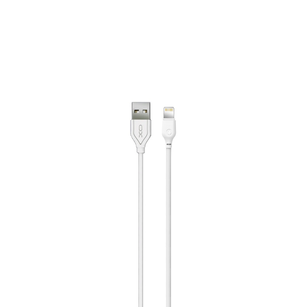 XO laidas NB103 USB - Lightning 1,0 m 2,1A, baltas