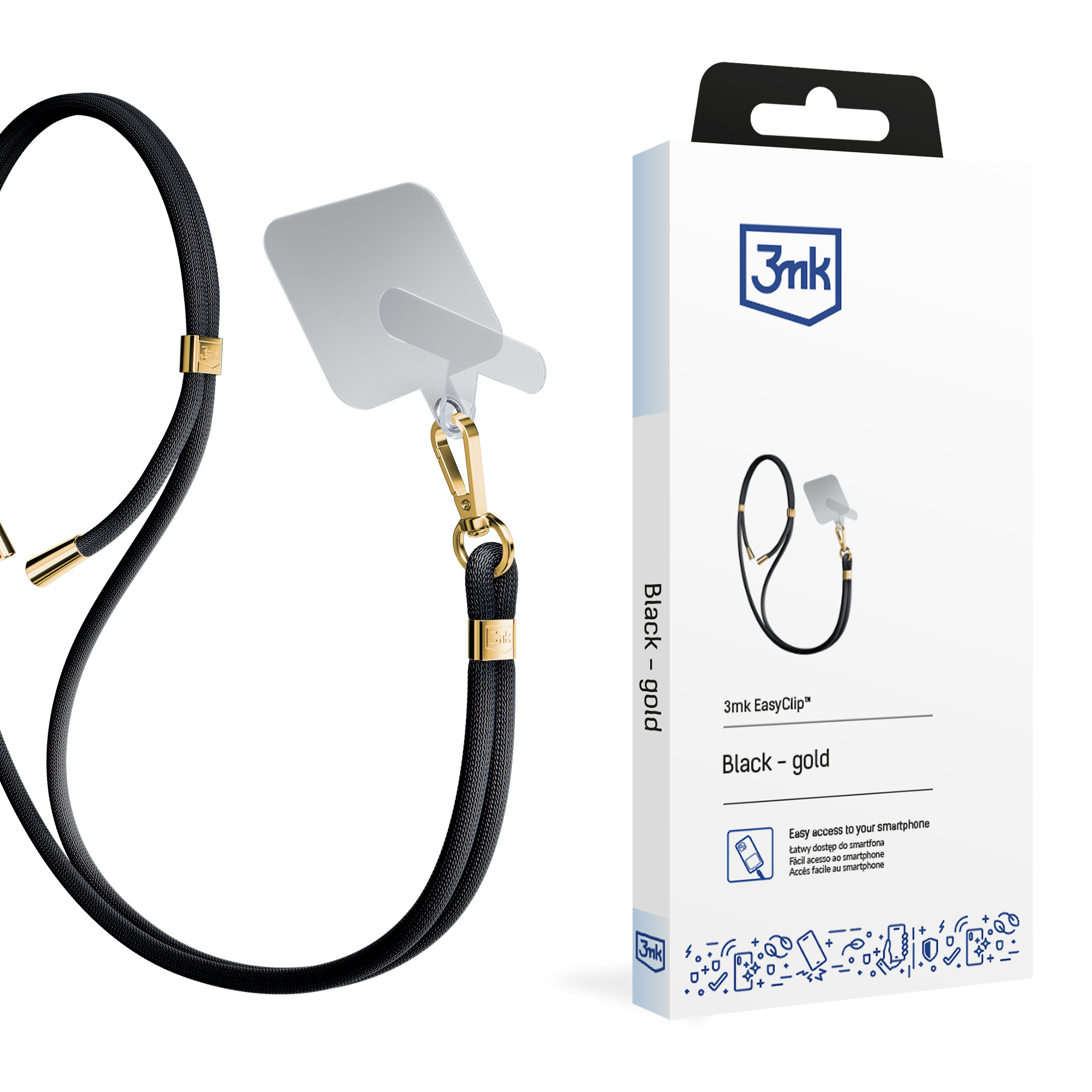 Accessories Black (gold) - 3mk EasyClip