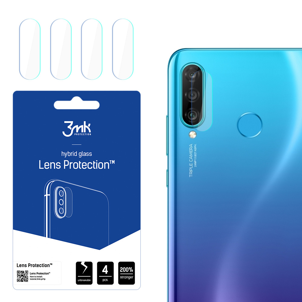 Гибридное стекло для камеры 3mk Lens Protection™ для Huawei P30 Lite