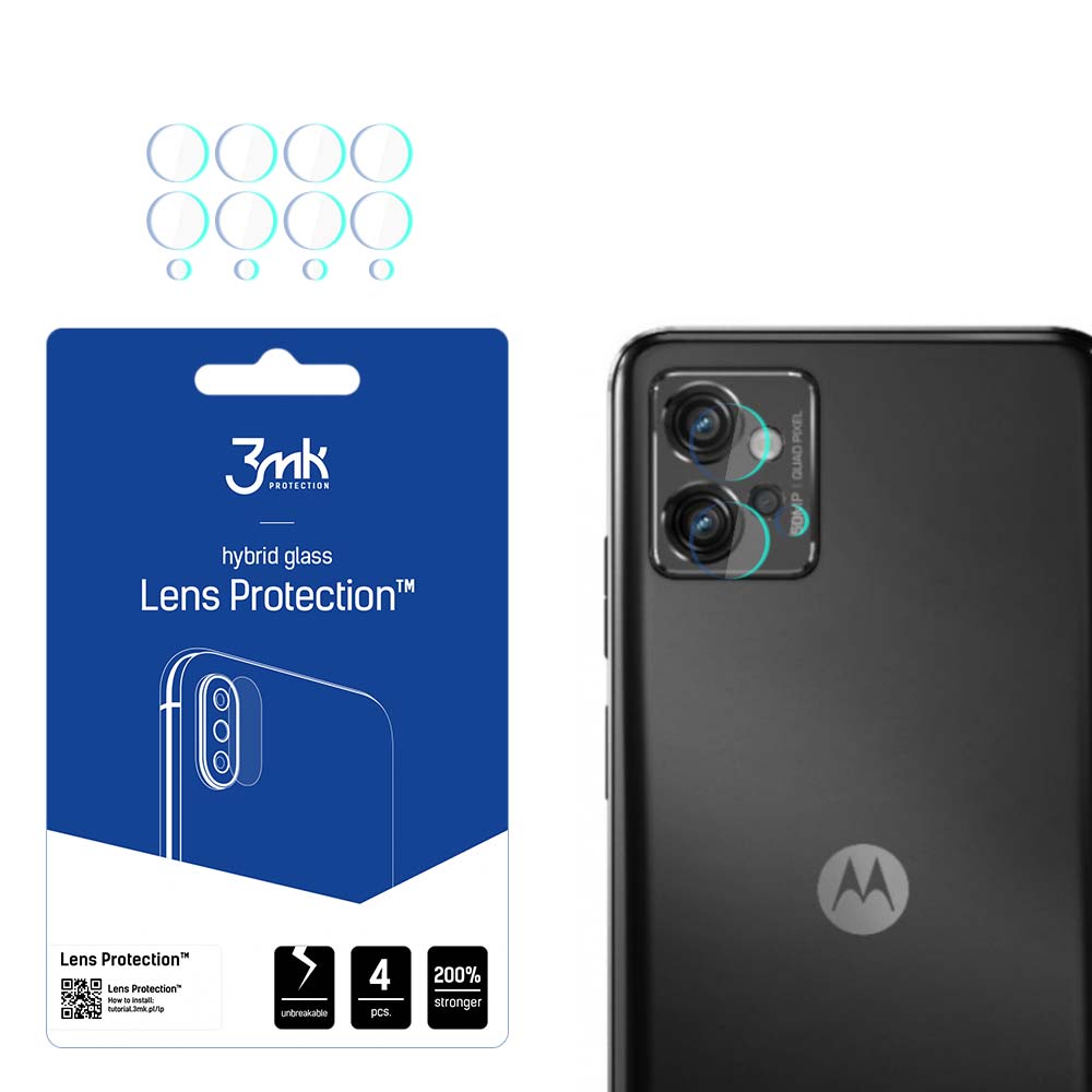 Гибридное стекло камеры 3mk Lens Protection™ для Motorola Moto G32