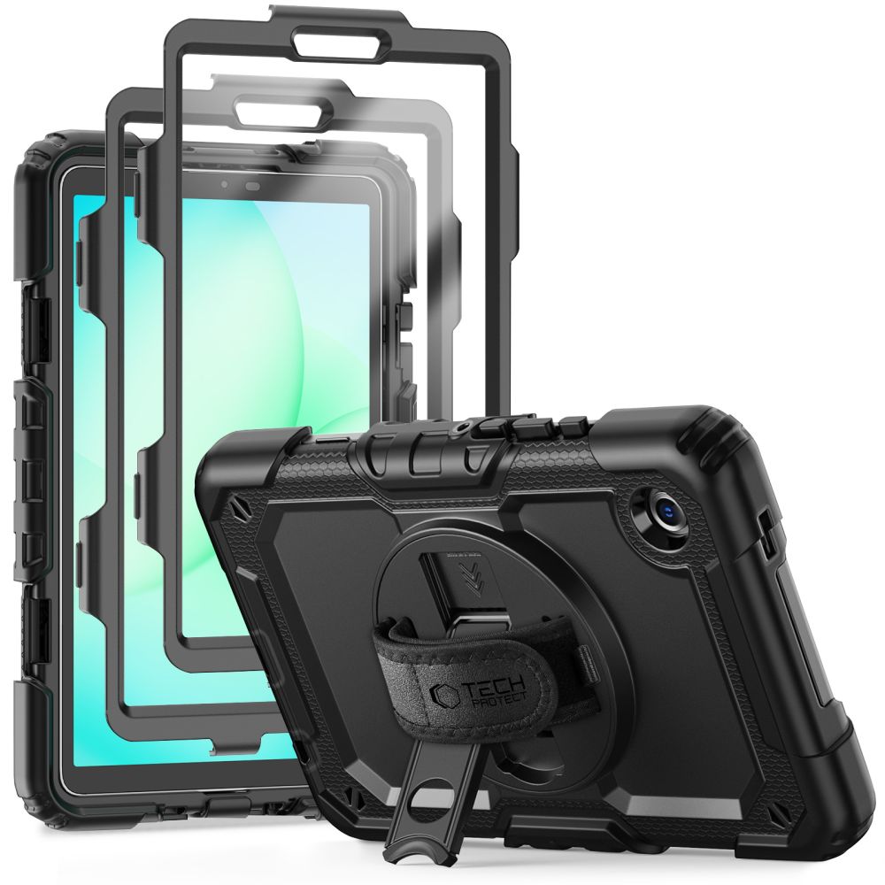 TECH-PROTECT SOLID dėklas GALAXY TAB A9 / A11 8.7 X110 / X115 / X133 / X135 juodas