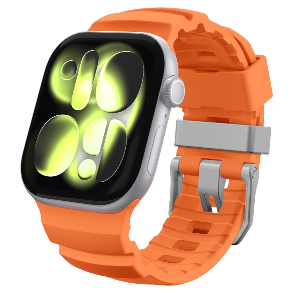 SPIGEN WBS2 dirželis APPLE WATCH 8 / 9 / 10 / 11 / SE / ULTRA (44 / 45 / 46 / 49 MM) oranžinis