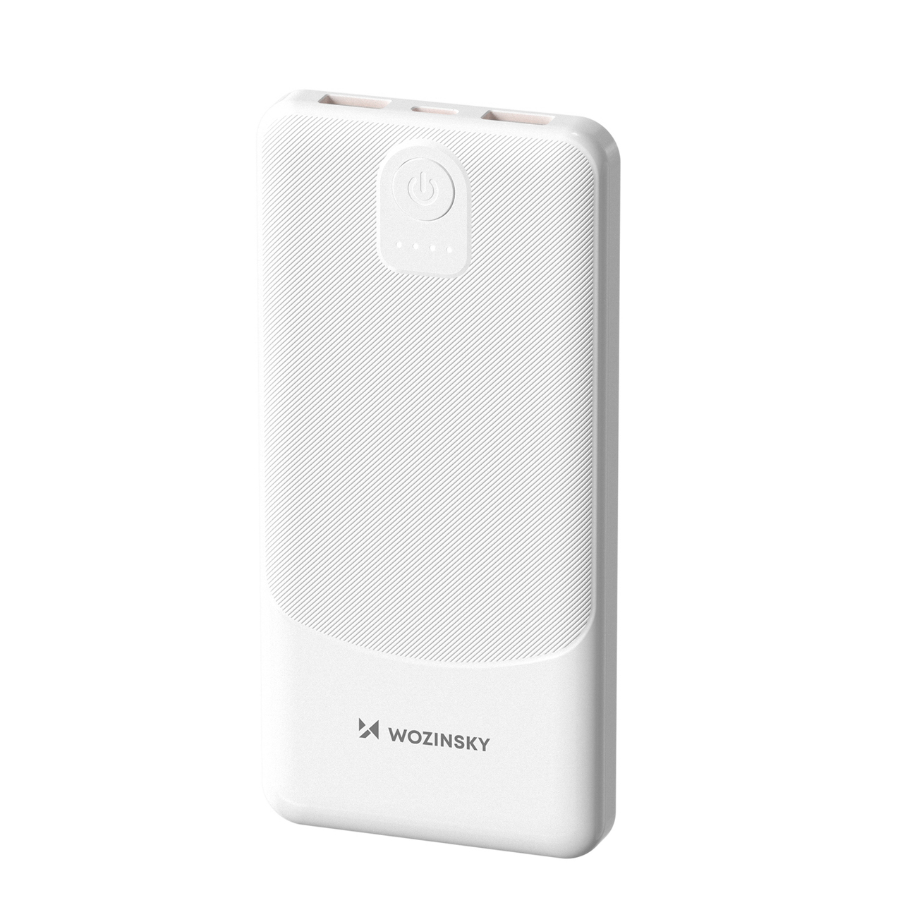 Wozinsky Wpower WPBBK-3 10000 mAh 10W išorinė baterija, 2x USB-A 2A, balta