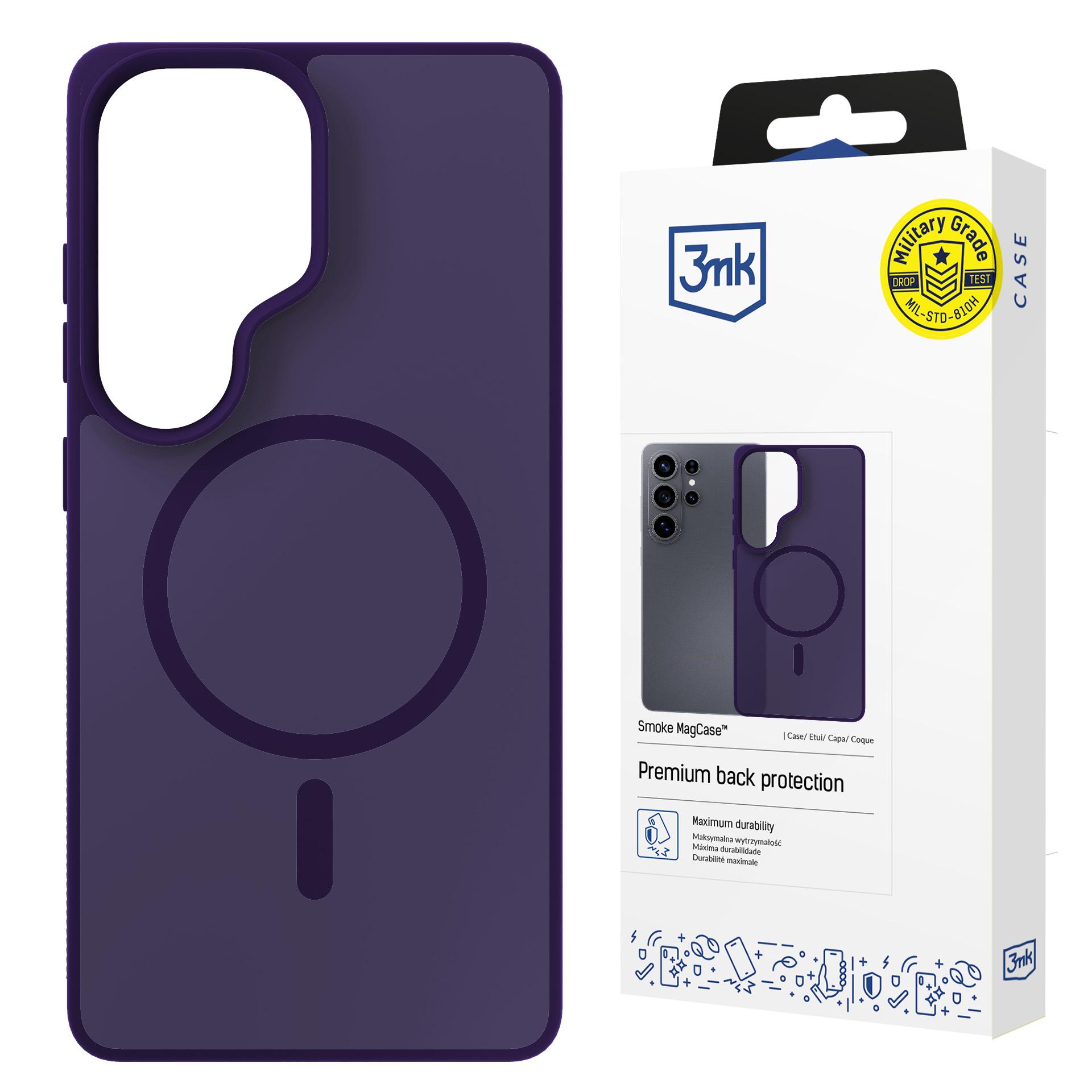 Samsung Galaxy S26 Ultra - 3mk Smoke MagCase Purple