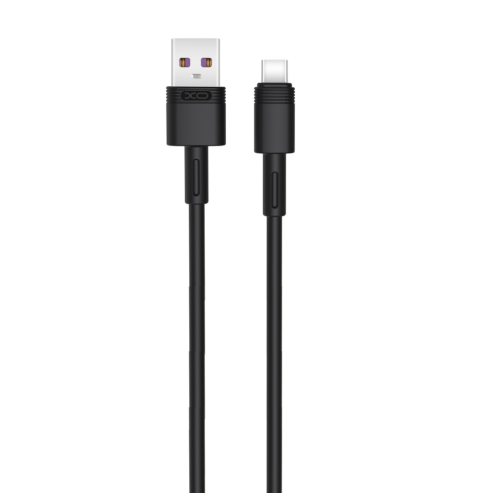 XO laidas NB-Q166 USB - USB-C 1,0 m 5A, juodas