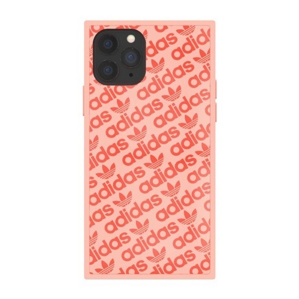 Adidas OR Square dėklas iPhone 11 Pro, rožinis