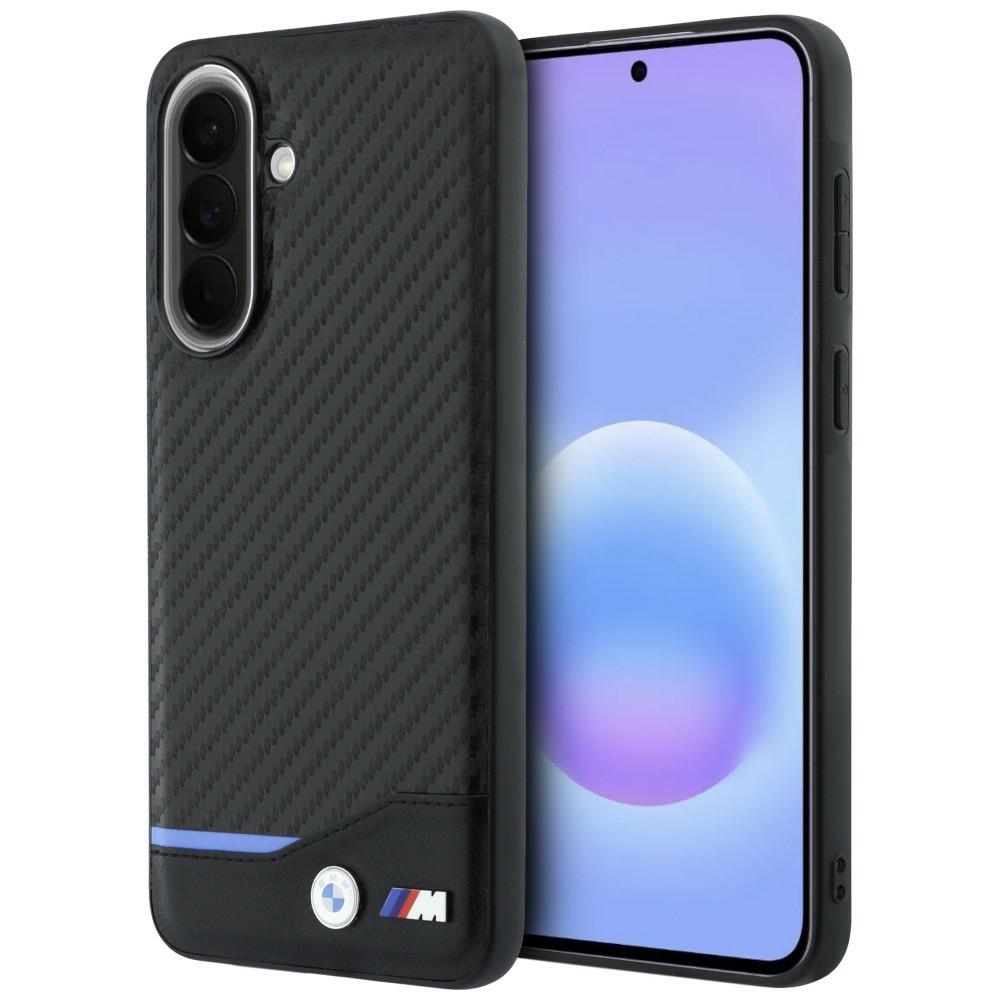 BMW dėklas Samsung A57 (PU Carbon) juodas